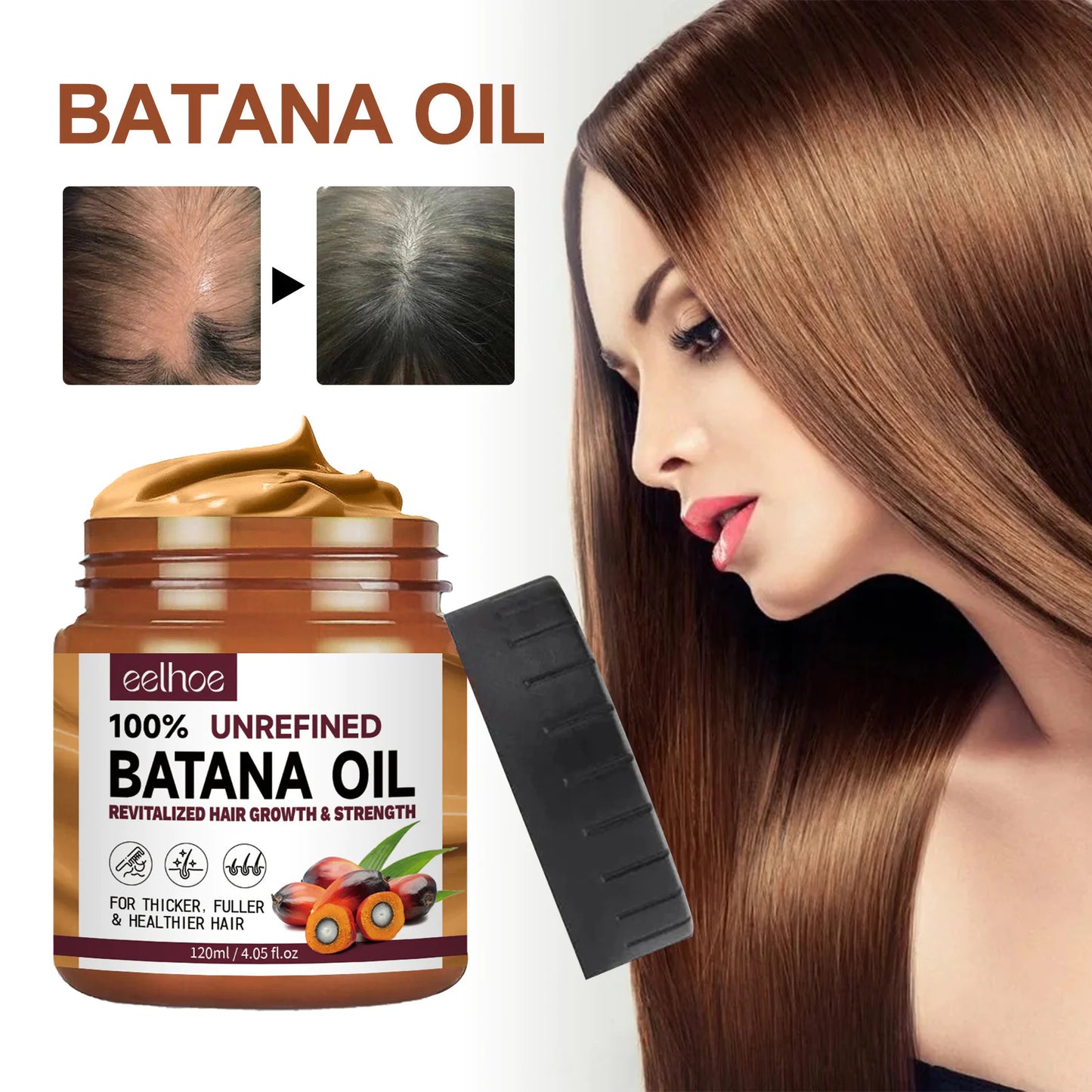 Après-shampoing à l'Huile de Batana Réparateur Hydratant