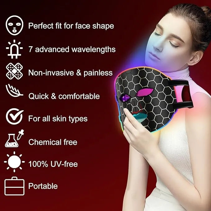 Masque Facial de Thérapie Lumineuse