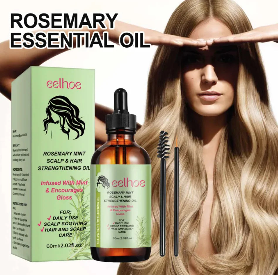 Huile Essentielle Réparatrice de Cheveux au Romarin