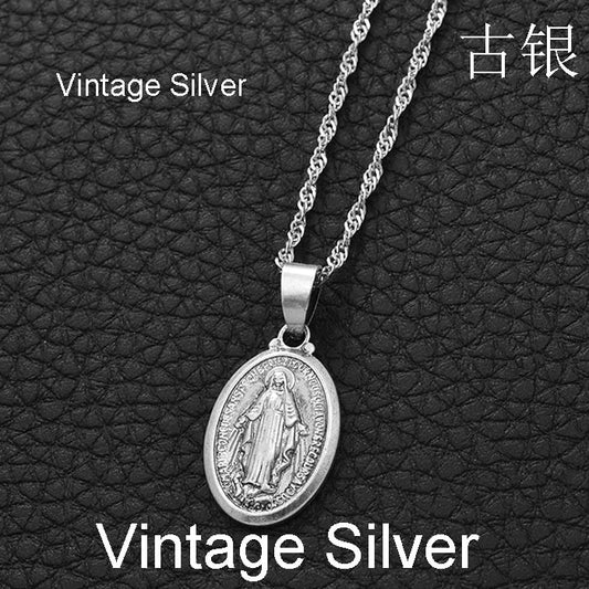Collier Pendentif Vierge Marie